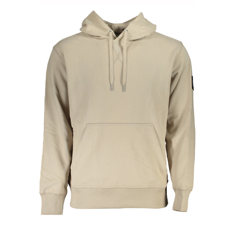 CALVIN KLEIN BEIGES SWEATSHIRT MIT REISSVERSCHLUSS FÜR HERREN
