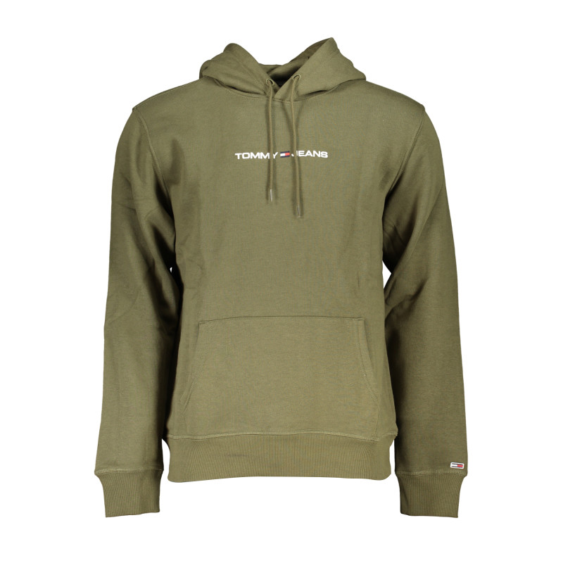 TOMMY HILFIGER GRÜNES SWEATSHIRT MIT REISSVERSCHLUSS FÜR HERREN