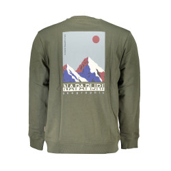NAPAPIJRI GRÜNES HERREN-SWEATSHIRT MIT REISSVERSCHLUSS