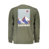 NAPAPIJRI GRÜNES HERREN-SWEATSHIRT MIT REISSVERSCHLUSS