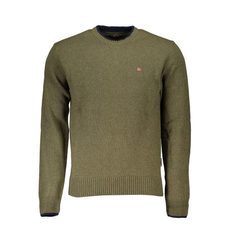 NAPAPIJRI GRÜNER HERRENPULLOVER