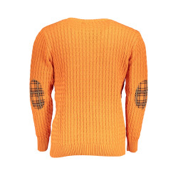 US GRAND POLO HERREN-PULLOVER IN ORANGE