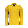 US GRAND POLO GELBES LANGÄRMELIGES POLOSHIRT FÜR HERREN