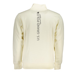 US GRAND POLO HERREN-SWEATSHIRT MIT WEISSEM ZIP