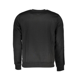 GIAN MARCO VENTURI SCHWARZES HERREN-SWEATSHIRT MIT REISSVERSCHLUSS