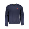 GIAN MARCO VENTURI BLAUES SWEATSHIRT FÜR HERREN MIT REISSVERSCHLUSS