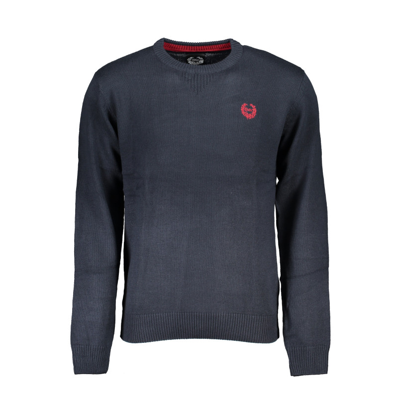 GIAN MARCO VENTURI HERREN-PULLOVER BLAU