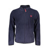 GIAN MARCO VENTURI HERREN-SWEATSHIRT MIT BLAUEM ZIP