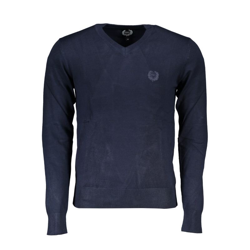 GIAN MARCO VENTURI HERREN-PULLOVER BLAU