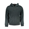 GIAN MARCO VENTURI GRÜNES REISSVERSCHLUSS-SWEATSHIRT FÜR HERREN