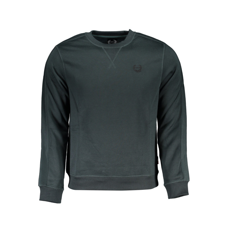 GIAN MARCO VENTURI GRÜNES HERREN-SWEATSHIRT MIT REISSVERSCHLUSS
