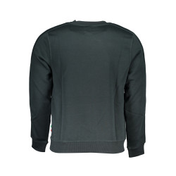 GIAN MARCO VENTURI GRÜNES HERREN-SWEATSHIRT MIT REISSVERSCHLUSS