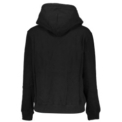 CALVIN KLEIN DAMEN-SWEATSHIRT MIT REISSVERSCHLUSS SCHWARZ