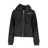 CALVIN KLEIN SCHWARZES ZIP-SWEATSHIRT FÜR DAMEN