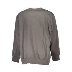 US GRAND POLO HERREN-Sweatshirt ohne Reißverschluss in Grau