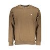 US GRAND POLO HERREN-SWEATSHIRT MIT BRAUNEM REISSVERSCHLUSS