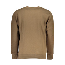 US GRAND POLO HERREN-SWEATSHIRT MIT BRAUNEM REISSVERSCHLUSS