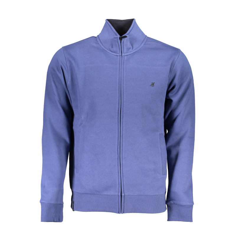US GRAND POLO HERREN-SWEATSHIRT MIT BLAUEM ZIP