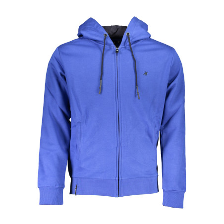 US GRAND POLO HERREN-SWEATSHIRT MIT BLAUEM ZIP