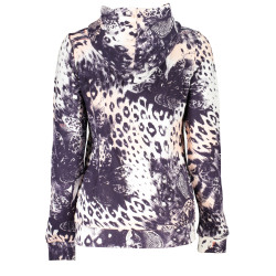 CAVALLI CLASS ROSA REISSVERSCHLUSS-SWEATSHIRT FÜR DAMEN