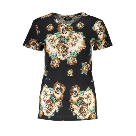 CAVALLI CLASS DAMEN KURZARM T-SHIRT SCHWARZ