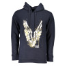 CAVALLI CLASS BLAUES SWEATSHIRT FÜR HERREN MIT REISSVERSCHLUSS