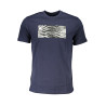 CAVALLI CLASS HERREN-KURZÄRMELIGES T-SHIRT BLAU