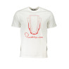 CAVALLI CLASS HERREN-KURZÄRMELIGES T-SHIRT WEISS