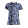 CAVALLI CLASS DAMEN KURZARM T-SHIRT BLAU