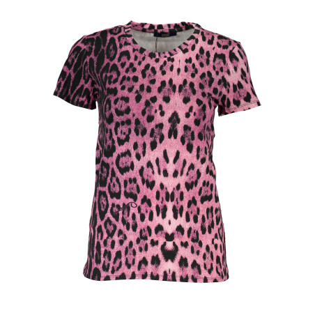 CAVALLI CLASS DAMEN KURZARM T-SHIRT ROSA
