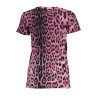 CAVALLI CLASS DAMEN KURZARM T-SHIRT ROSA