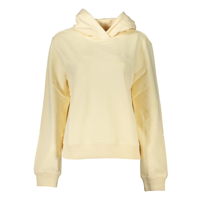 CALVIN KLEIN DAMEN-SWEATSHIRT MIT REISSVERSCHLUSS BEIGE