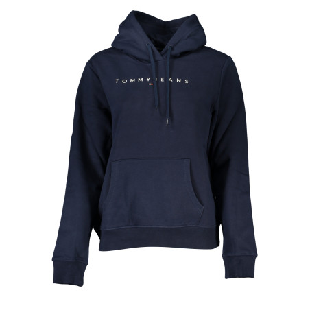 TOMMY HILFIGER WOMEN&39S BLUE ZIPLESS SWEATSHIRT