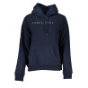 TOMMY HILFIGER WOMEN&39S BLUE ZIPLESS SWEATSHIRT