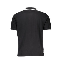 NORTH SAILS SCHWARZES KURZÄRMELIGES POLOSHIRT FÜR HERREN