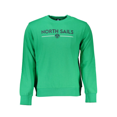 NORTH SAILS GRÜNES HERREN-SWEATSHIRT MIT REISSVERSCHLUSS
