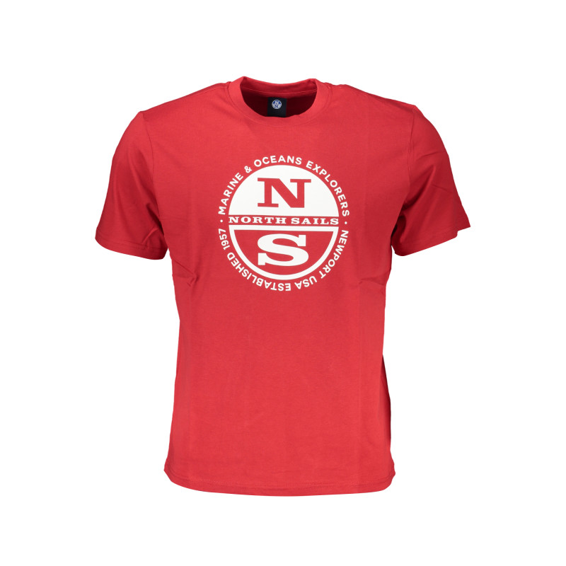 NORTH SAILS HERREN-KURZARM-T-SHIRT ROT
