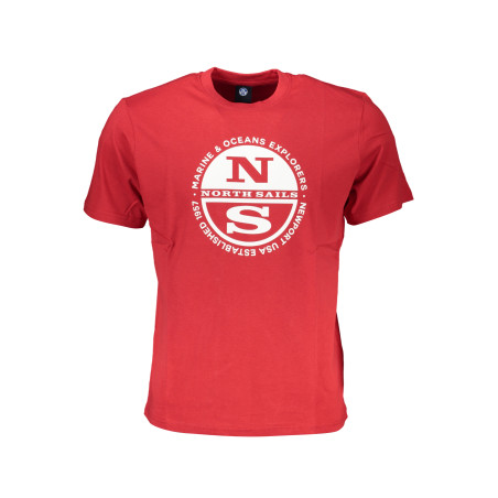 NORTH SAILS HERREN-KURZARM-T-SHIRT ROT