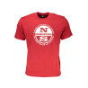 NORTH SAILS HERREN-KURZARM-T-SHIRT ROT