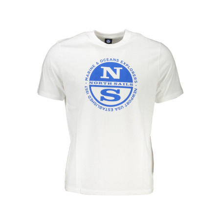 NORTH SAILS HERREN-KURZÄRMELIGES T-SHIRT WEISS