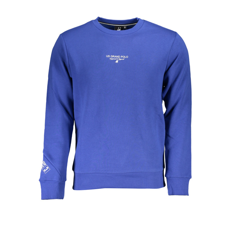 US GRAND POLO HERREN-SWEATSHIRT MIT BLAUEM REIßVERSCHLUSS