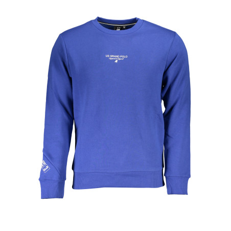 US GRAND POLO HERREN-SWEATSHIRT MIT BLAUEM REIßVERSCHLUSS