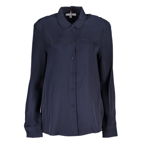 TOMMY HILFIGER DAMEN LANGARMHEMD BLAU