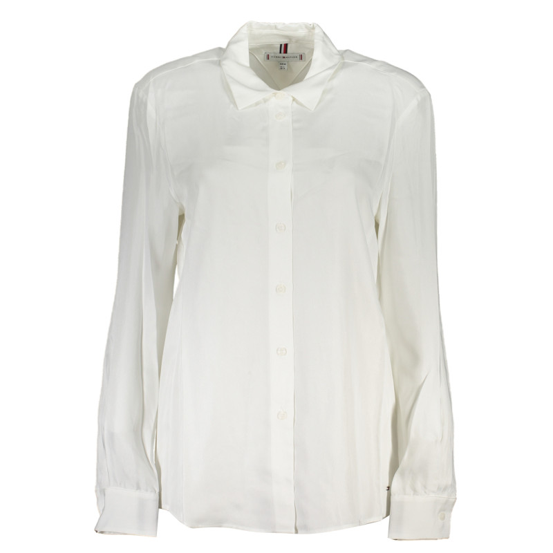 TOMMY HILFIGER DAMEN LANGARMHEMD WEISS