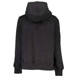 CALVIN KLEIN DAMEN-SWEATSHIRT MIT REISSVERSCHLUSS SCHWARZ