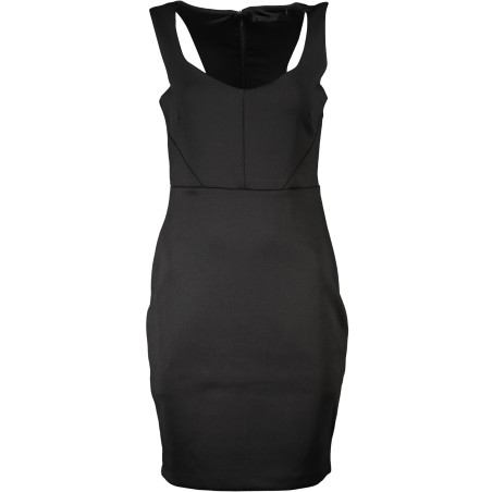 GUESS JEANS DAMEN KURZES KLEID SCHWARZ