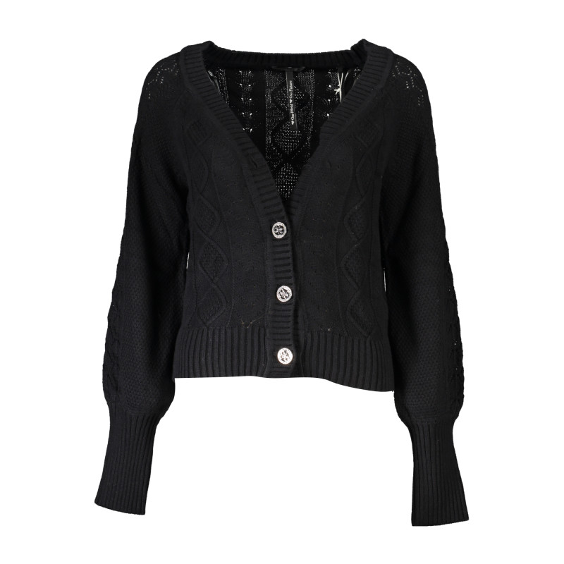 GUESS JEANS DAMEN-CARDIGAN SCHWARZ