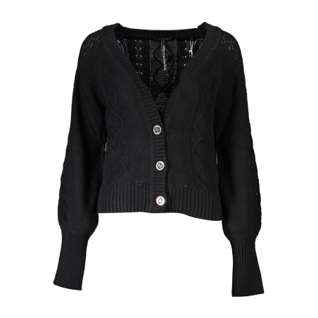 GUESS JEANS DAMEN-CARDIGAN SCHWARZ