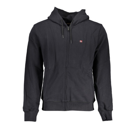 NAPAPIJRI HERREN-SWEATSHIRT MIT SCHWARZEM ZIP