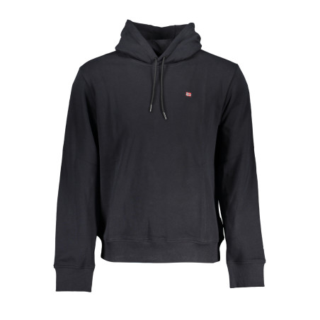 NAPAPIJRI FELPA CON ZIP UOMO NERO